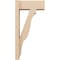 Ekena Millwork 5 1/2-in W x 12-in D x 24-in H Funston Block Rough Cedar Woodgrain TimberThane Outlooker, Primed Tan OUTUR055X12X24FST44RCPR - alternate 6